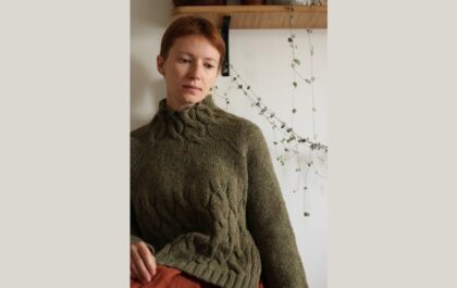 вязаный пуловер