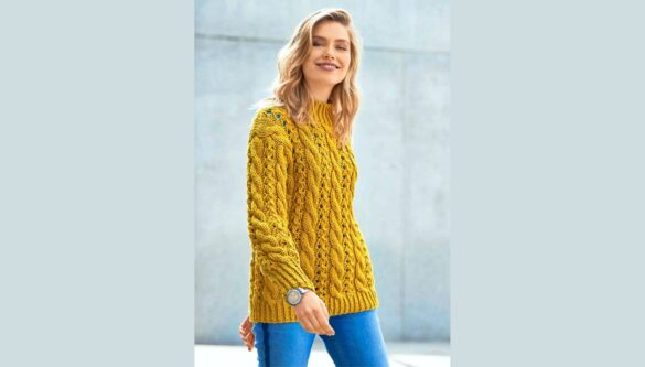 вязаный пуловер