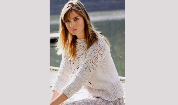 вязаный пуловер