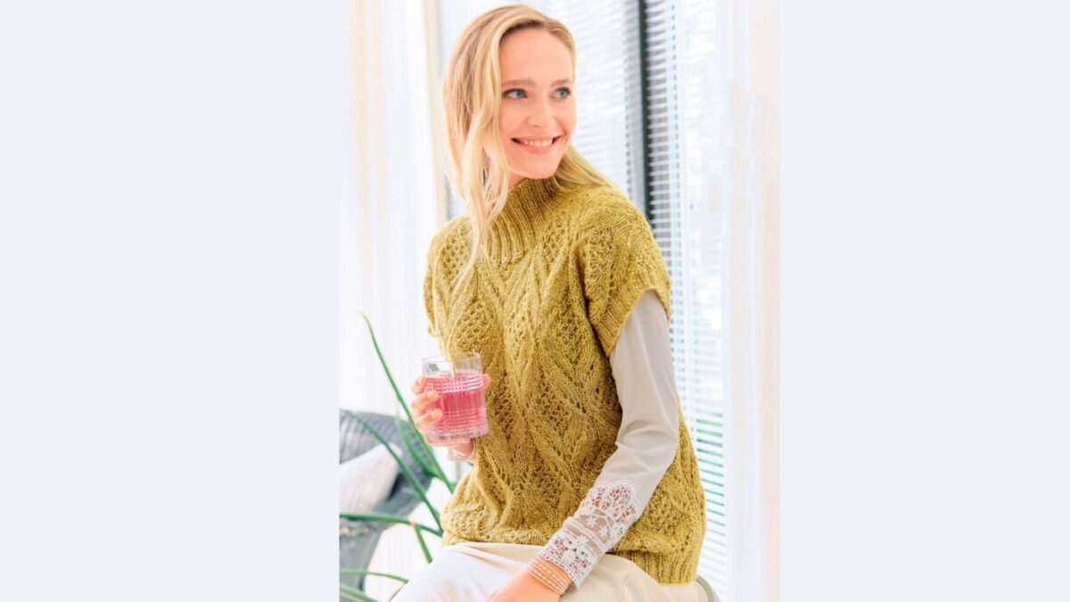 Жилет свободного силуэта