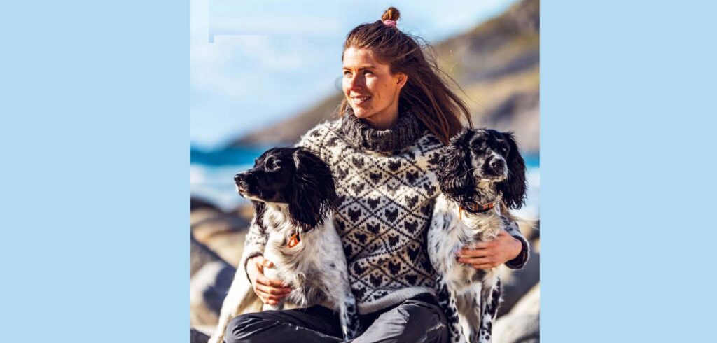 Свитер «Черный волк»