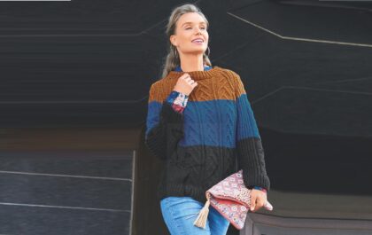 вязаный пуловер