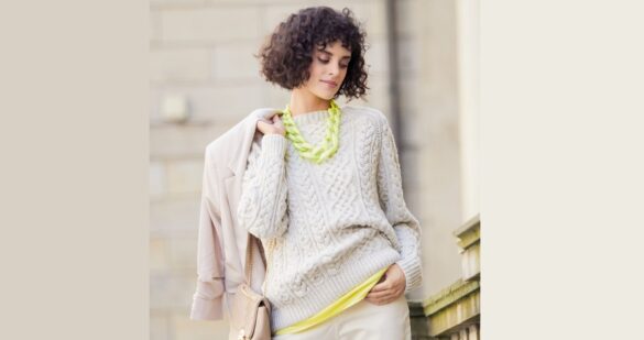 вязаный пуловер