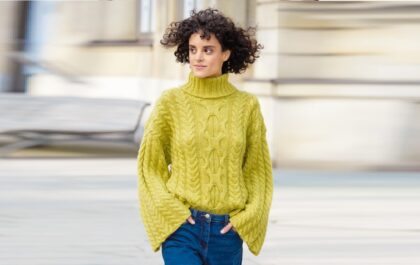 вязаный пуловер