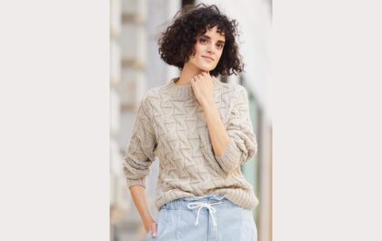 вязаный пуловер