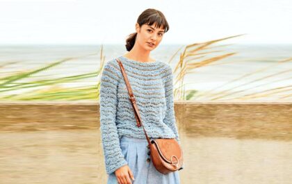 вязаный пуловер