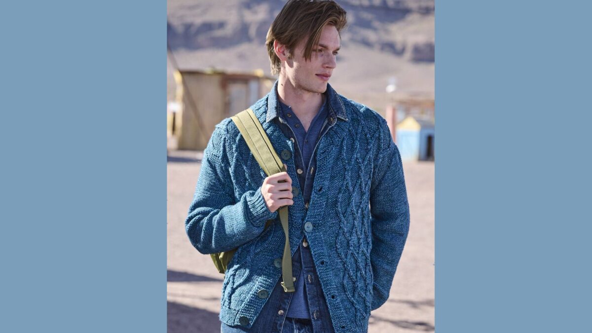 Кардиган с ромбами  ΑΝΤΟΝ