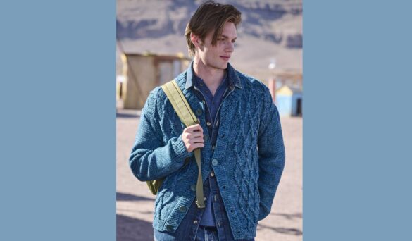 вязаный кардиган