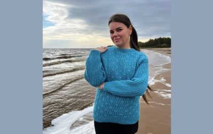 вязаный пуловер