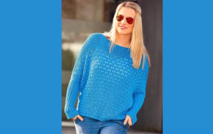 вязаный пуловер