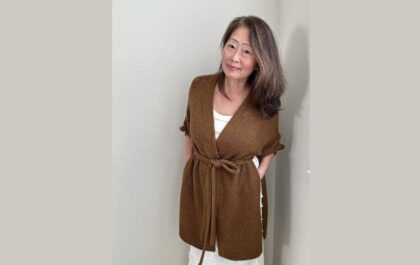 вязаный кардиган