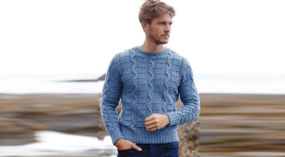 вязаный пуловер