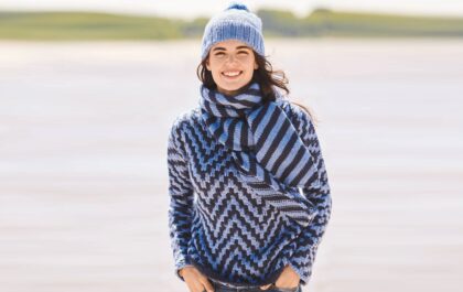 вязаный пуловер