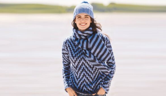 вязаный пуловер