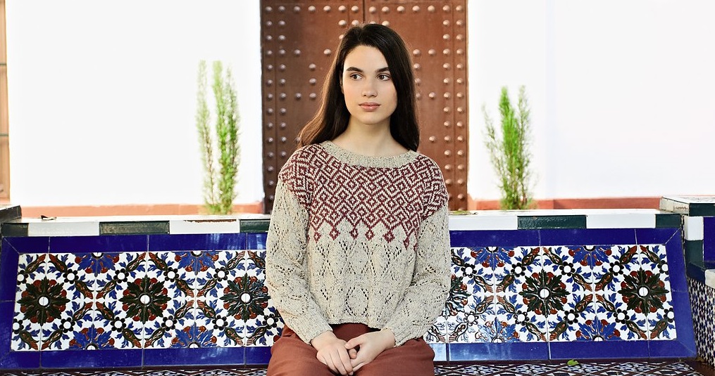 Жаккардовый пуловер Dia