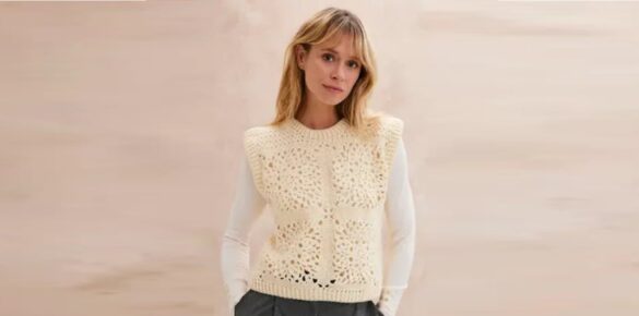 вязаный топ