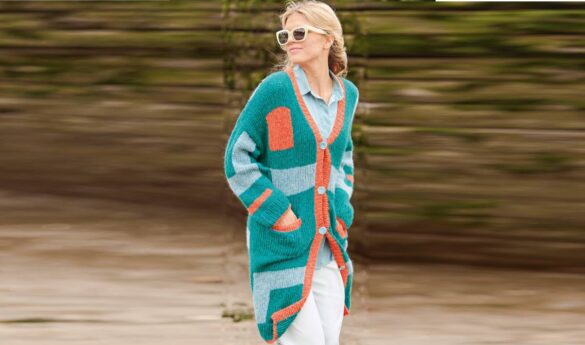 вязаный кардиган