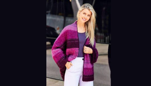 вязаный кардиган