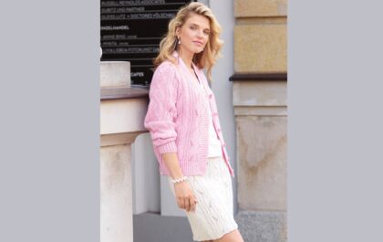 вязаный кардиган