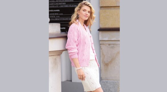 вязаный кардиган