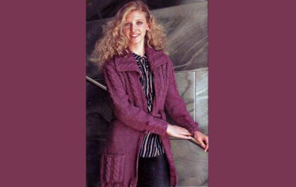 вязаный кардиган