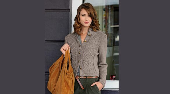 вязаный жакет