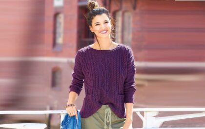 вязаный пуловер