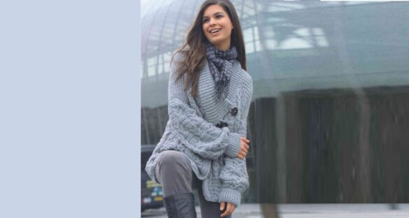 вязаный жакет