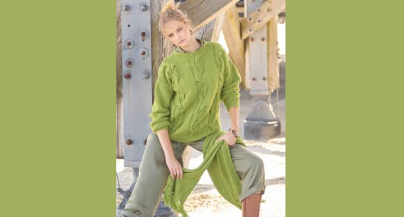 вязаный пуловер