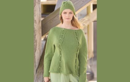 вязаный пуловер