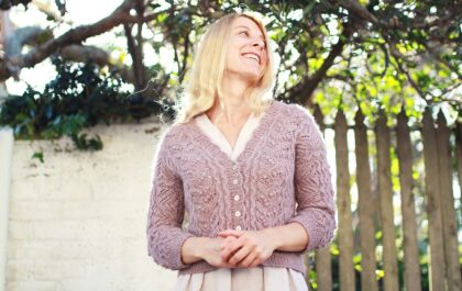 вязаный жакет