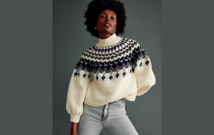 вязаный пуловер