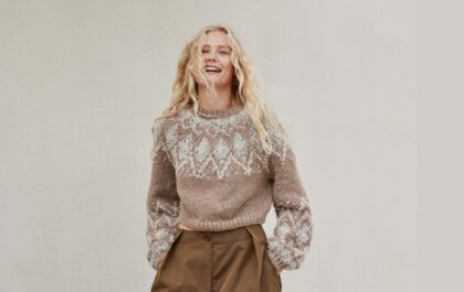 вязаный пуловер