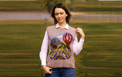 вязаный жилет