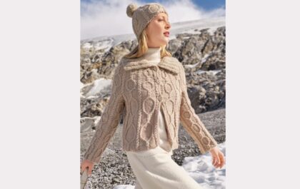 вязаный жакет