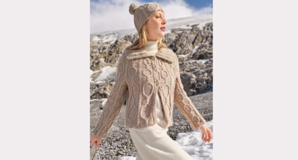 вязаный жакет