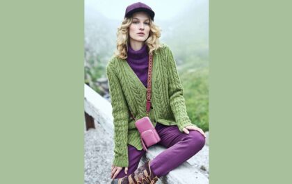 вязаный жакет