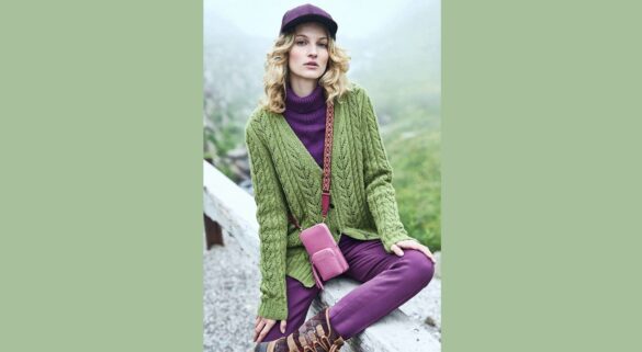 вязаный жакет