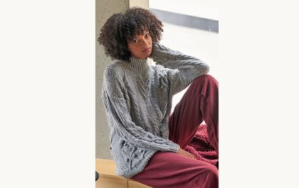 вязаный пуловер