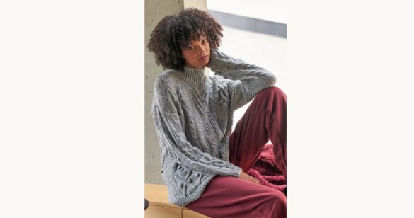 вязаный пуловер