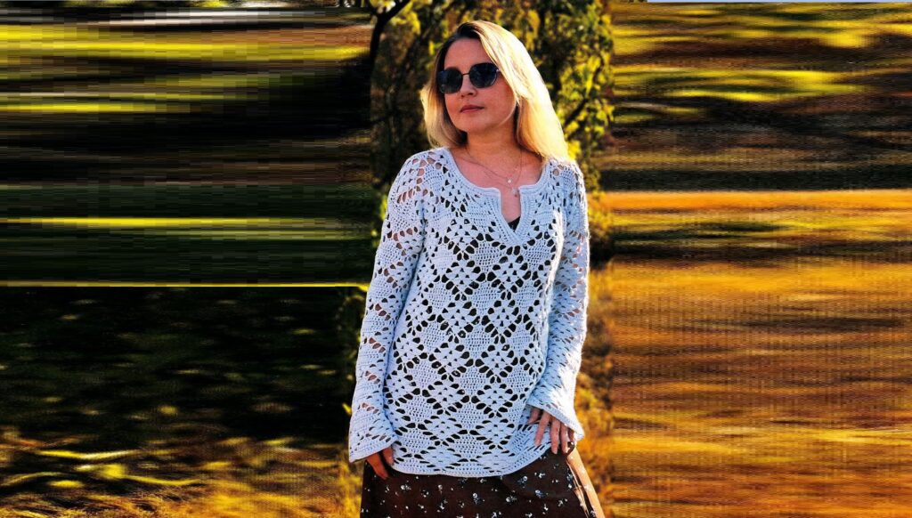 Туника с ромбами