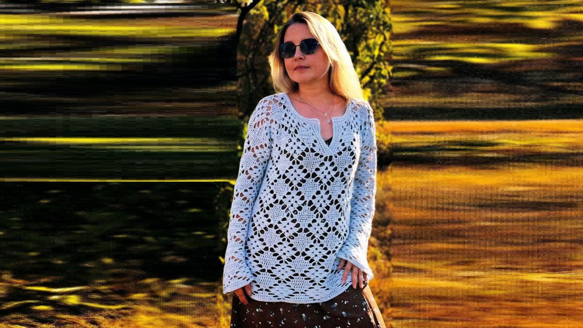 Туника с ромбами