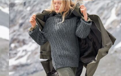 вязаный пуловер