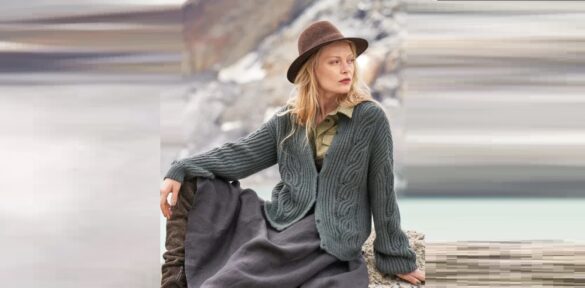 вязаный жакет