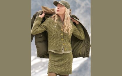 вязаный кардиган