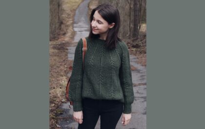 вязаный пуловер