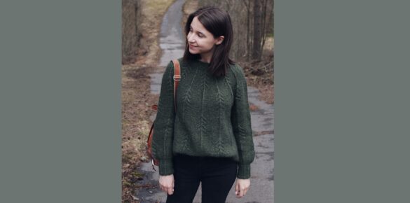 вязаный пуловер