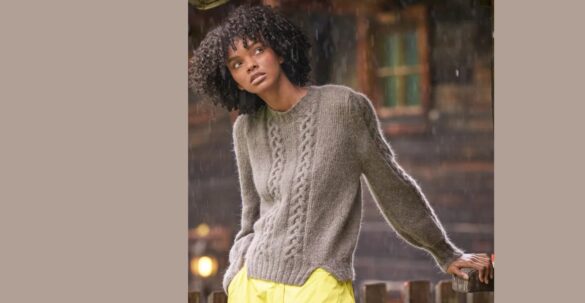 вязаный пуловер