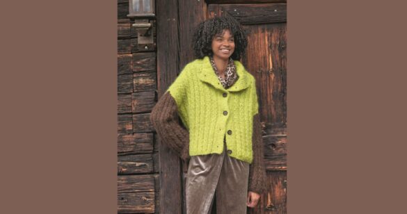 вязаный кардиган