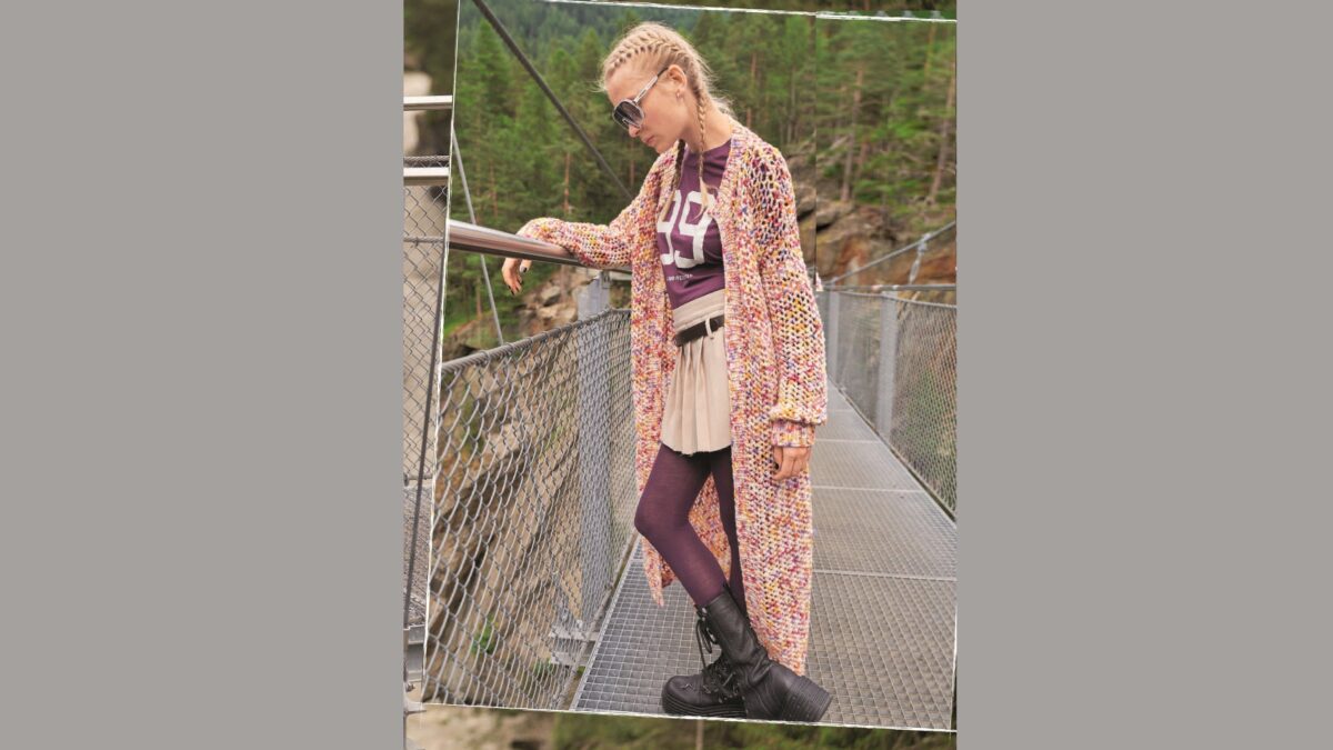 Меланжевое пальто BERLIN